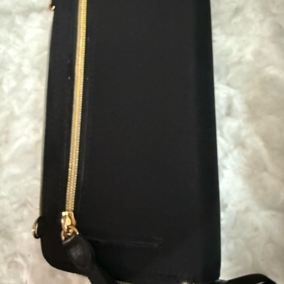 Black Wallet with Gold Accent - Picture 3 of 4